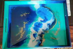 Resin-tray