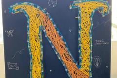Letter-string-art